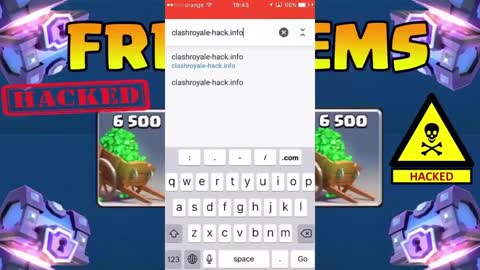 Clash Royale online hack without survey