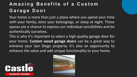 Amazing Benefits of a Custom Garage Door