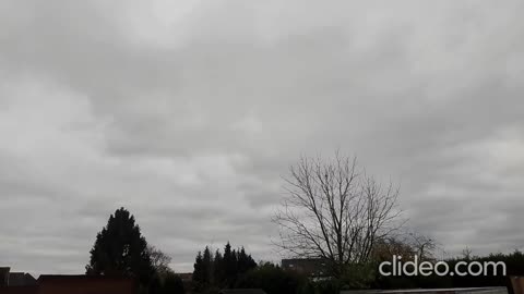 #2023-11-23 09:44 AM - #Beautiful #Skies+#Clouds+#Trails of #Sint-#Lievens-#Houtem - #Belgium