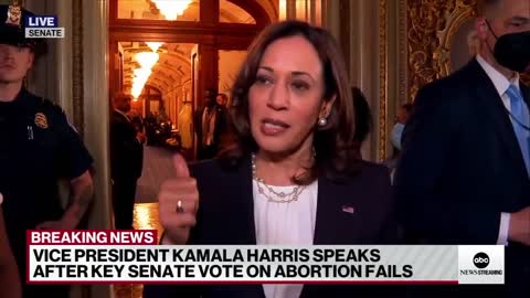 Kamala Harris claims “the Senate is not where the majority of Americans are on” abortion