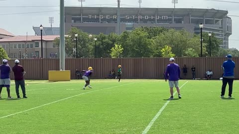 Ashton Stamps at LSU Elite Camp