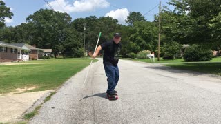 Skateboarding Stunt Gone Wrong