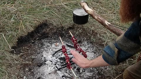 Life of a Woodsman - BBQ Grouse and Rice