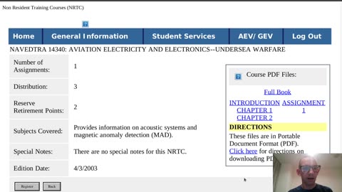 Summary of NAVEDTRA 14340 - Aviation Electricity and Electronics--Undersea Warfare