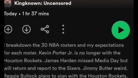 New episode of Kingknown: Uncensored- NBA Season Preview