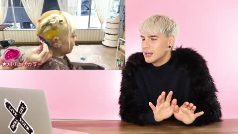 HAIRDRESSER REACTS TO HARAJUKU GIRL HAIR COLOR!