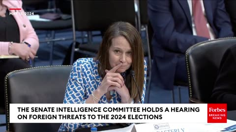 The Senate Intelligence Committee Holds A Hearing On Foreign Threats To The 2024 Elections