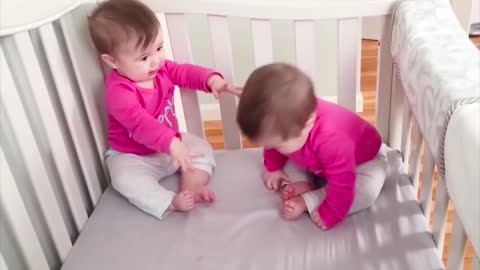 Funny Twins Baby Arguing Everything so funny