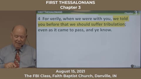 First Thessalonians, Chapter 3