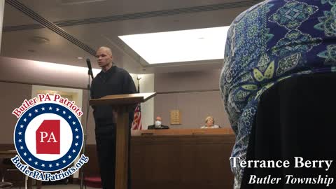 Butler County Commissioners Meeting - Public Comments Terrance Berry 102721