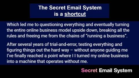 Secret Email System Review and Bonuses