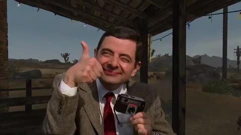 Mr. Bean goes on a trip to Mojave in Fallout New Vegas〉