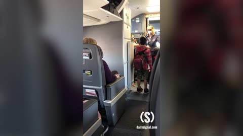 WATCH: Illegal Immigrants Filmed Boarding Plane to Be Relocated Throughout Country
