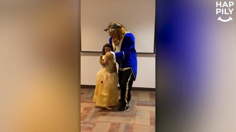 Beauty And The Beast Surprise Military Reunion