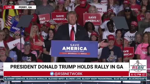 TrUmp rally in Perry GA