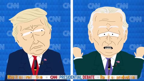 SouthPark presidential debate Donald Trump versus Joe Biden