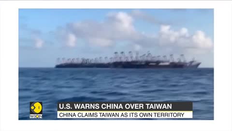 United States warns china over it's pressure on taiwan