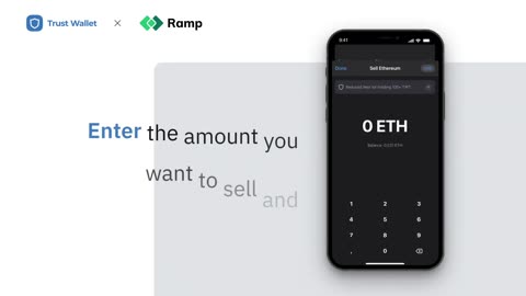 How to SELL crypto in Trust Wallet [With Ramp]