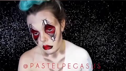 Unglaubliche Make-up-Künstler für Halloween