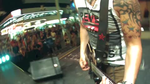 Hector Rios Guitar GoPro Hero3 Camera live in Las Vegas