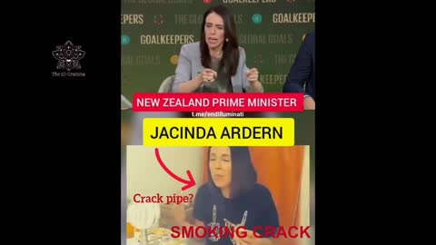 JACINDA ARDERN SMOKING CRACK