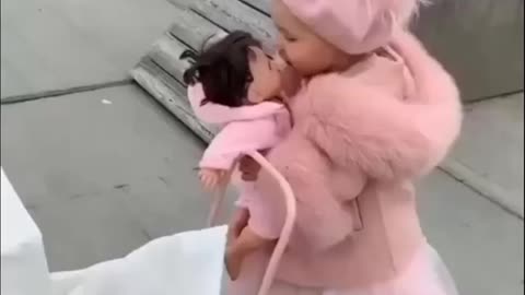 Adorable Baby playing
