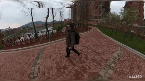 Stop Motion Walk 2 shot with Insta360 One X2 camera