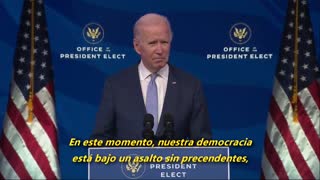 [Video] Biden: “Nuestra democracia está bajo un asalto sin precedentes”