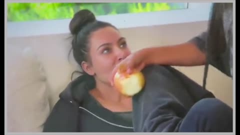 Viral Video Clip Of Kim Kardashian And North About What She Does