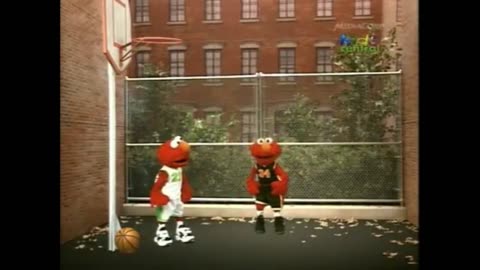 Elmo Plays Basketball.
