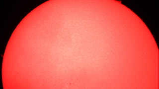 The Sun in hydrogen alpha wavelength