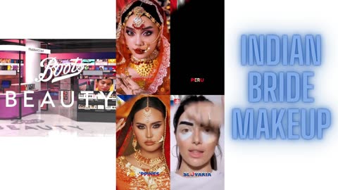 Indian bridal makeup video. various skin types and different makeup style.