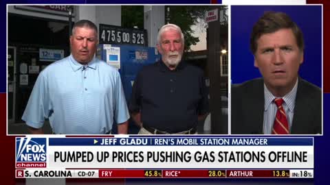 A gas station owner tells Tucker Carlson why he is closing