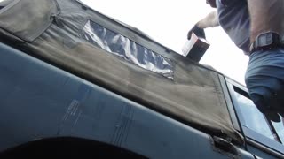 How to re-waterproof a Canvas Soft Top