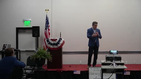 TEXAS GOP CHAIR Matt Rinaldi speaks at 2024 CDF Fundraiser
