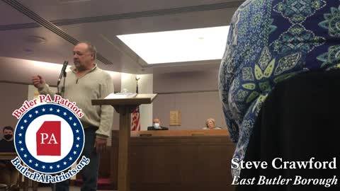 Butler County Commissioners Meeting - Public Comments Steve Crawford 102721