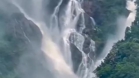 #goa waterfall #Castle Rock waterfall...#Dudgsagar waterfall..#goa tourism