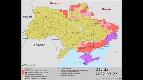 UPDATED MAP OF THE SITUATION IN EASTERN UKRAINE BY EUROPEAN WAR EXPERTS👁👁