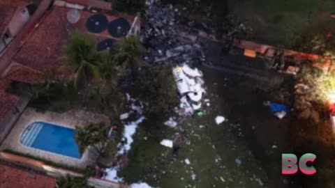 Plane crashes in Brazil’s Sao Paulo state, killing all 61 aboard