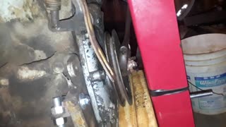 Tractor engine re-install