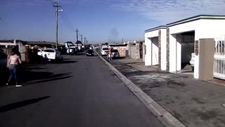 A view of the street where the Gugulethu massacre happened