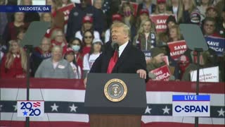 President Trump at the Georgia Rally Sharing all the Accomplishments of the last 4 Years