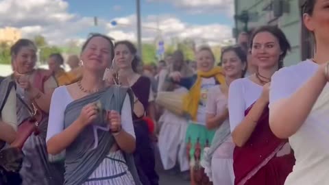 Harinam Sankirtan in Moscow, Russia July 2024