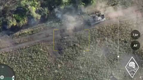Ukrainian M2A2 Bradley IFV hit by Russian anti-tank guided missile south of Volchye