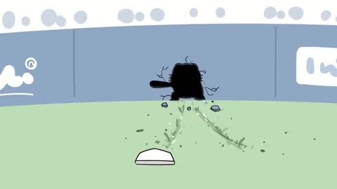 baseball - cute cat animation - Japanese cartoon 🦥