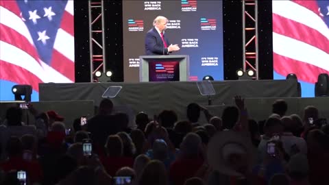 Former President Donald Trump speaks in Southaven, hints at 2024 presidential run