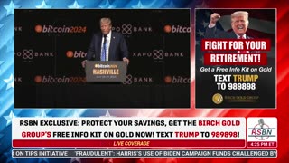 FULL SPEECH: President Trump Delivers Remarks at Bitcoin Conference in Nashville – 7/27/24