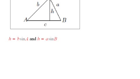 Proof of the Law of Sines