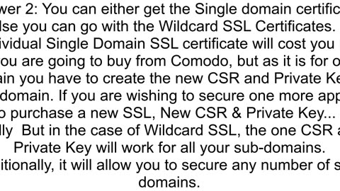 Do I need a wildcard SSL certificate for subdomains in Azure