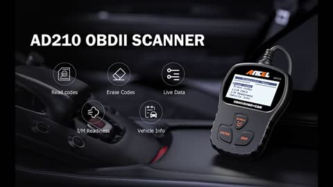 Review: ANCEL AD210 OBD II Car Code Reader Automotive Vehicle OBD2 Scanner Diagnostic Scan Tool...
